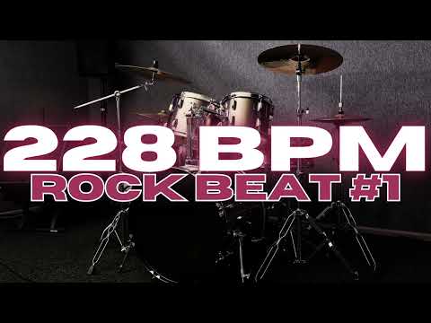 228 BPM - Rock Drum Beat - Loop 1