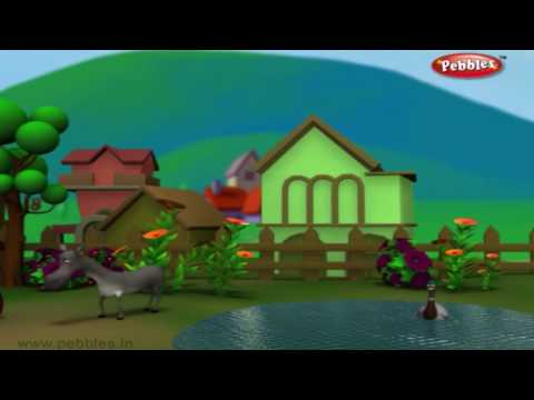 The Dog Says Bow Wow | Nursery Rhymes With Lyrics | Nursery Poems | 3D Nursery Rhymes For Children