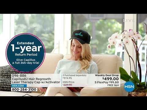 Capillus82 Hair Regrowth Laser Therapy Cap with Activator