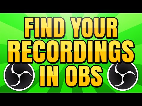 Obs Recording Folder