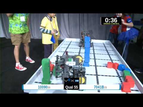 2015 VEXIQ Elem Q55 -  (10090 7041B) 186 - VEX-IQ Elementary School-VEX Worlds 2015