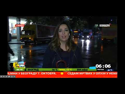 Odvale sa RTS-a: Metara kiše po metru kvadratnom