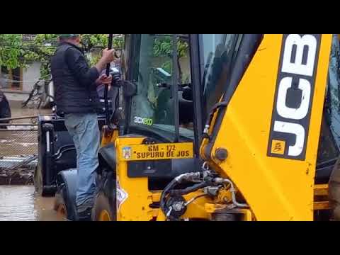 Inundatii la Hurezu Mare, în județul Satu Mare