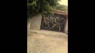 Pandilleros del CDA BSNC PIGS MXM vandalizan casa de un chalan de la rata castro
