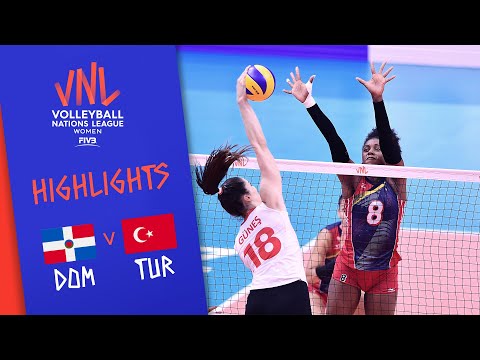 DOMINICAN REPUBLIC vs. TURKEY -  Highlights Women | Week 3 | Volleyball Nations League 2019