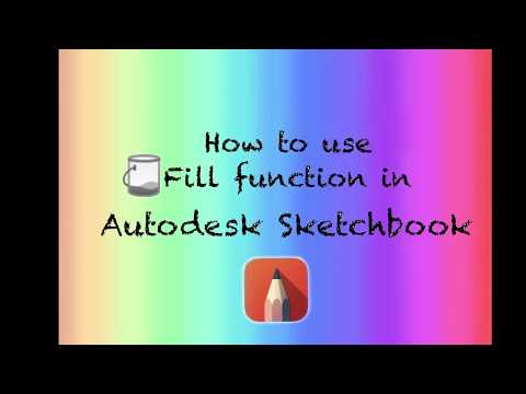 How to Use Fill Function on Autodesk Sketchbook
