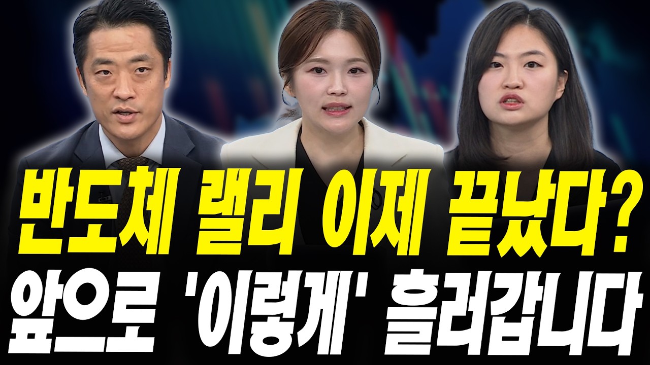 반도체 쏠림 1년도 안됐다? 앞으로 더 심해지는 '이유' (황유현 신한투자증권 PB팀장,  이상연 신영증권 연?