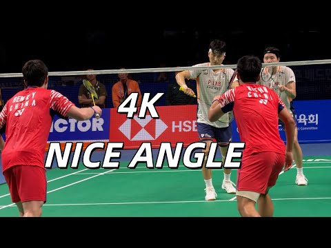 ★AMAZING !【4K Nice Angle】Kim Won Ho Seo Seung Jae vs Ren Xiang Yu Xie Hao Nan SUWON Korea Open 2025