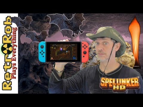 Spelunker HD Deluxe For Nintendo Switch is Hard as He**!