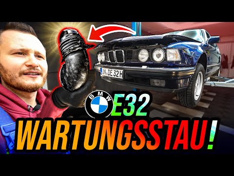 Billigster BMW E32: WARTUNGSSTAU! (wurde gepfuscht?)