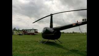 preview picture of video 'SPECIAL* | Robinson R44 black edition at Laucha'