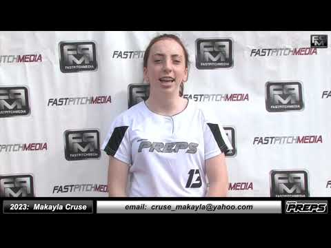 2023 Makayla Cruse 3.72 GPA - Pitcher Softball Skills Video - Easton Preps Paz