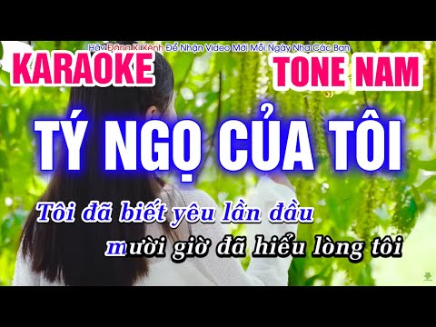 Karaoke Tý Ngọ Của Tôi Tone Nam - Nhạc Sống Rumba | Mai Thảo Organ