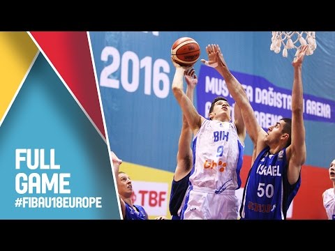 Bosnia and Herzegovina v Israel - Full Game - FIBA U18 European Championship 2016