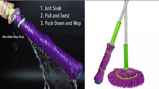 How To Use Squeeze Hand Mop || Squeeze Mop