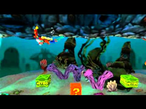 Let's Play Crash Bandicoot 3: Warped 105% Pt. 15: Deep Trouble [Crystal, Grey Gem, Red Gem]