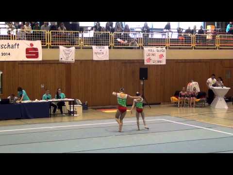 DM Jr Sr Aachen 2014   089   121   WP   Senior   Dyn   GER   SC Riesa, Diana Dierich & Emily Langenm