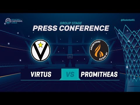 Segafredo Virtus Bologna v Promitheas Patras -Press Con- Basketball Champions League 2018-19