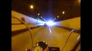 preview picture of video 'Expressway tunnel in Japan.  PartⅡ(Harley-Davidson '98FXSTS)'