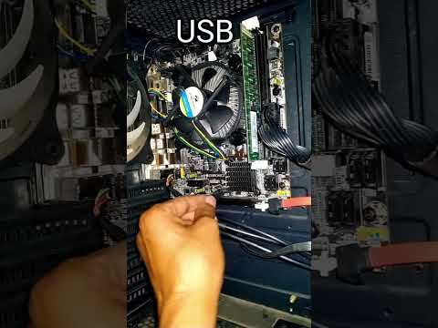 All connection to motherboard #pc #pcbuild #motherboard