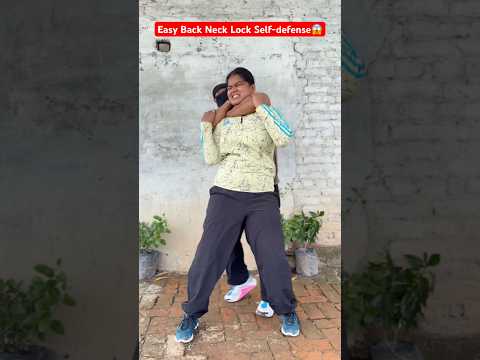 Easy Back Neck Lock Self-defense😱🥋#selfdefense #judo #selfdefence #martialarts #safety