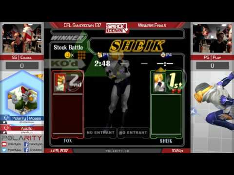 CFL Smackdown 137 Melee - SS | Colbol (Fox) vs PG | Plup (Sheik, Fox) - Winners Finals