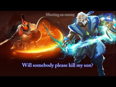 ALL Responses Zeus VS Mars Dota 2 New Hero