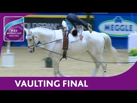 Jannis Drewell's Incredible Performance! - News Final Dortmund - FEI World Cup™ Vaulting 2016/17