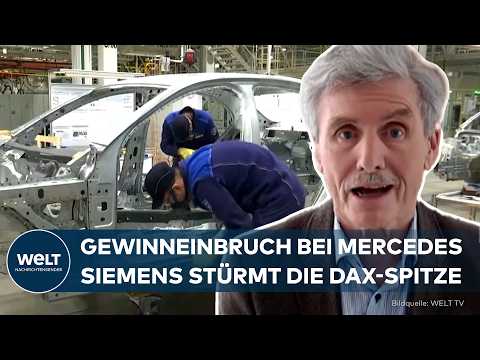 MERCEDES stürzt ab – Siemens mit Rekordgewinn – Aktie auf Allzeithoch, Prognose angehoben!