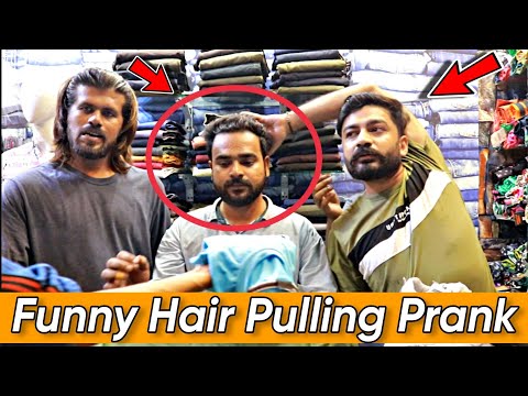 Funny Hair Pulling Prank | Pranks In Pakistan | Our Entertainment