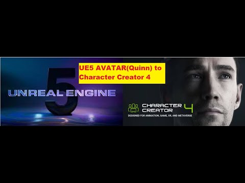 Unreal Engine 5.0.1 Avatar to Character Creator 4 - Full Tutorial