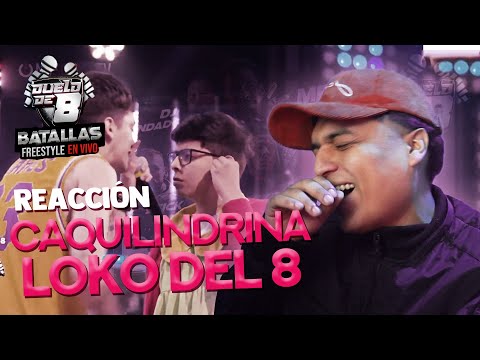 REACCIONO A MI BATALLA CON CAQUIÑA vs NECIA Y KG EN DUELO DE 8