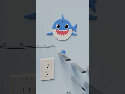 baby shark - Marble Music #marblemusic #marbleasmr