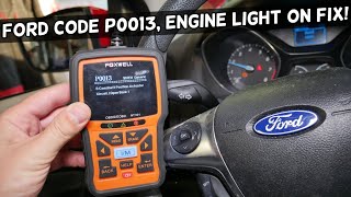 FORD CODE P0013 B CAMSHAFT POSITION ACTUATOR CIRCUIT OPEN BANK 1 FIX  ENGINE LIGHT ON