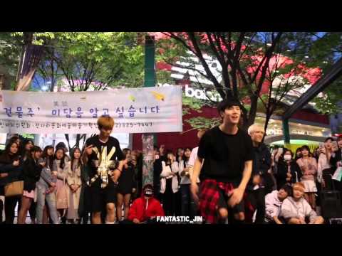 160423 Hongdae DOB BTS - dope (speed up version) 디오비 홍대공연 방탄소년단 - 쩔어