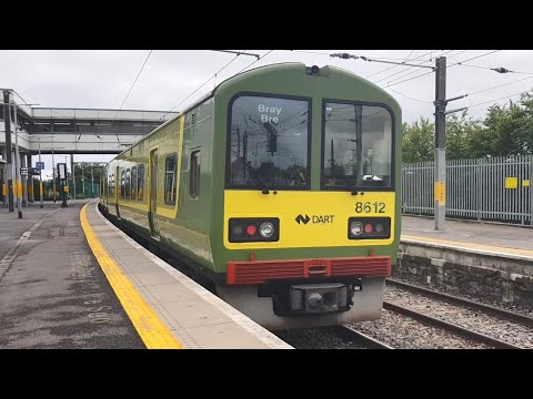 Irish Rail 8510 Class Dart Train 8612 - Howth Junction & Donaghmede Station, Dublin