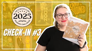 the 52 book club 2025 challenge . check in 03