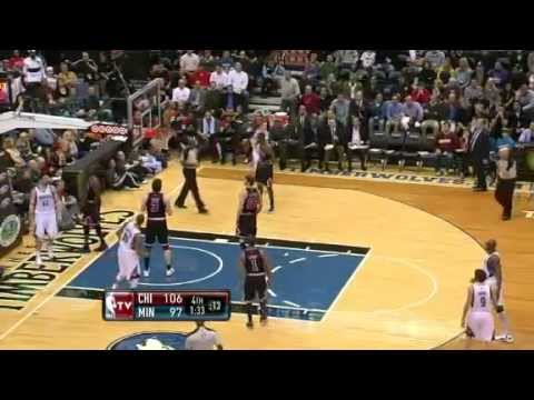 HQ Chicago Bulls vs Minnesota Timberwolves 111 - 100 (11.01.2012) - Best plays NBA