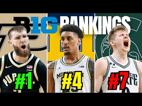Ranking EVERY Big Ten College Basketball Team | Big Ten College Basketball Preview 2025-26