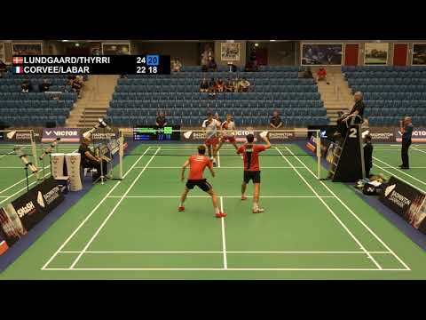 Match point - Lundgaard / Thyrri vs Corvee / Labar - MD, Final - Denmark Masters 2021
