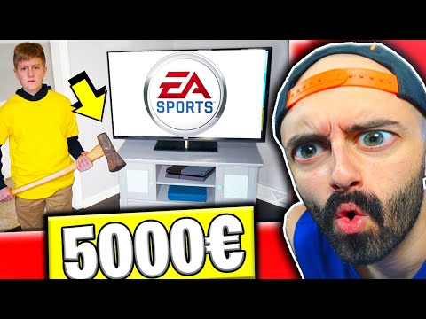 He DESTROYS €5,000 worth of TVs because of VIDEOGAMES.