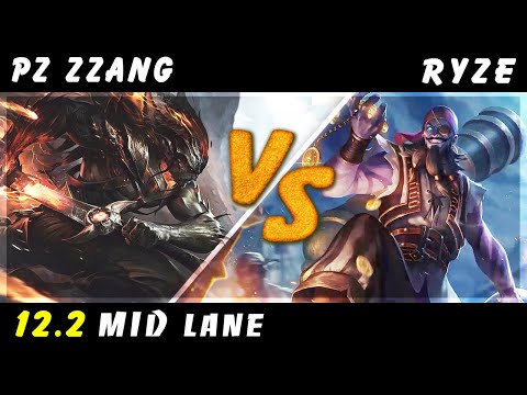 Pz Zzang - Yasuo vs Ryze MID Patch 12.2 - Yasuo Gameplay