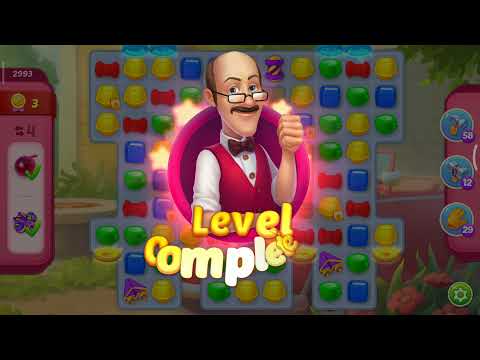 homescapes level 2993 - super hard