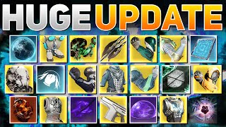 HUGE Melee Rework, Exotic Buffs &amp; Glaive Update (TWAB) | Destiny 2 Edge of Fate