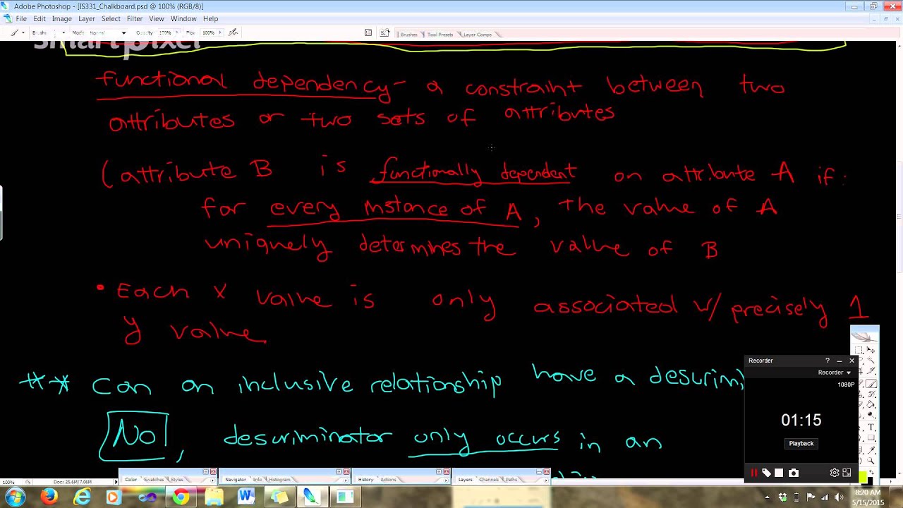 Normalization, Functional Dependency, and Other Key Concepts