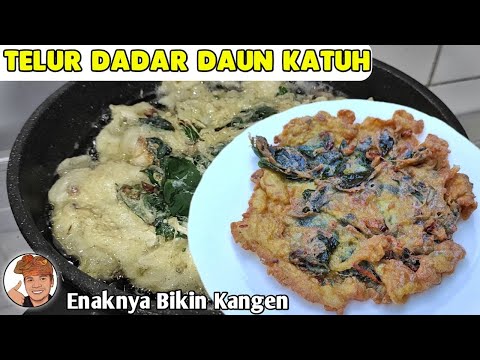 MENU PRAKTIS & ENAK 😍 TALUH GORENG DON KAYUMANIS - TELUR DADAR DAUN KATUH