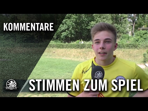 Die Stimmen zum Spiel (Berliner SC - Berliner AK, U17 B-Junioren, Verbandsliga, St.1) | SPREEKICK.TV