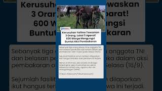 Tragedi di Papua, Tiga Orang Tewas dan Belasan Terluka Akibat Kericuhan di Distrik Yalimo