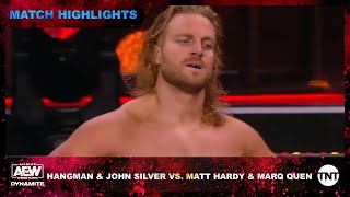 Hangman & John Silver take on Matt Hardy and Marq Quen on AEW Dynamite video