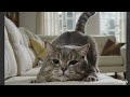 Cutest Cat Jumping On A Coach